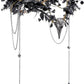 Gothic Witch Crown for Women, Elf Headpiece with Tassel & Raven