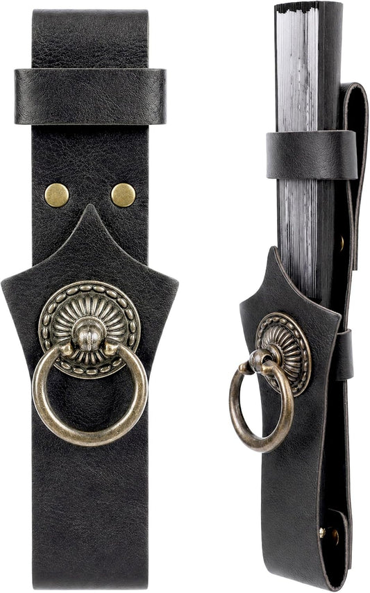 Renaissance Leather Fan Holster for Renfaire & Cosplay