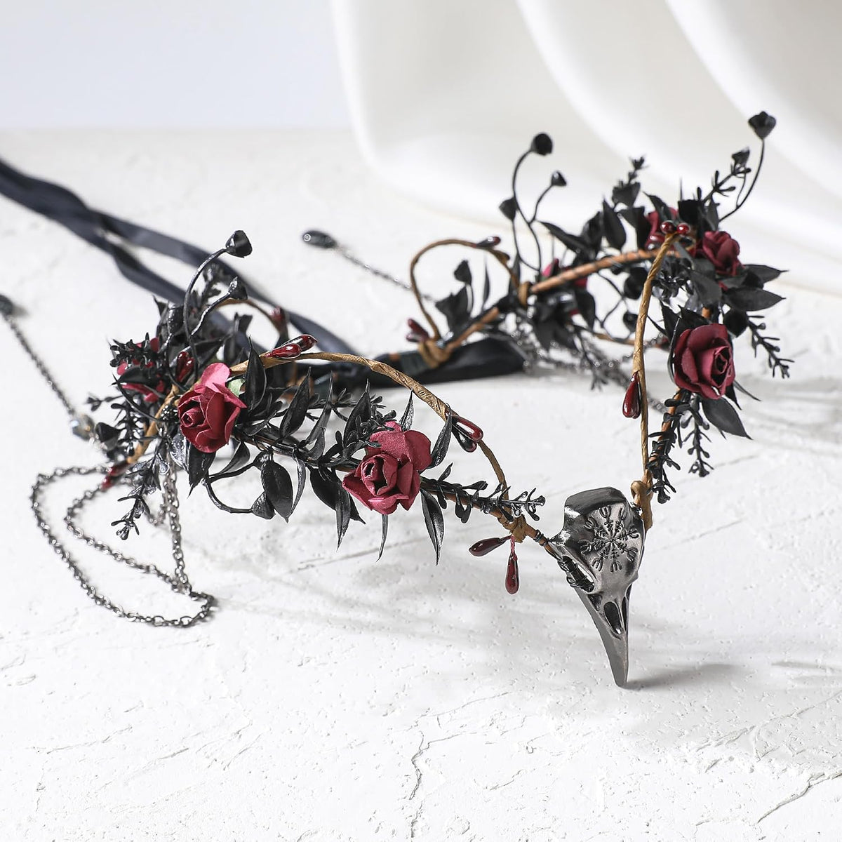 Dark Raven Gothic Accessories Set for Women