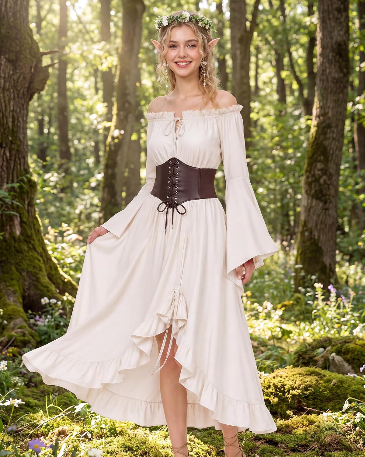 Renaissance Fairy Dress Accessories Set for Women