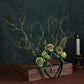 MOSTORY Handmade Green Branch Woodland Flower Crown