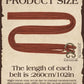 Medieval Woven Cloth Belt with Bronze Cross Buckle