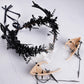 Gothic Antler Crown & Elf Ears Set for Renfaire