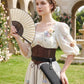 Renaissance Leather Fan Holster for Renfaire Cosplay