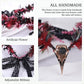 MOSTORY Dark Raven Witch Crown - Gothic Feather Circlet