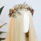 MOSTORY Gold Black Laurel Crown Greek Leaf Circlet