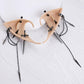 Gothic Antler Crown & Elf Ears Set for Renfaire