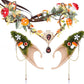 MOSTORY Renaissance Mushroom Crown & Elf Ears Set