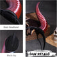MOSTORY Black Devil Horns Headband – 3D Demon Cosplay
