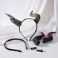 Black Dragon Horns Headband – Detachable Devil Horns for Cosplay