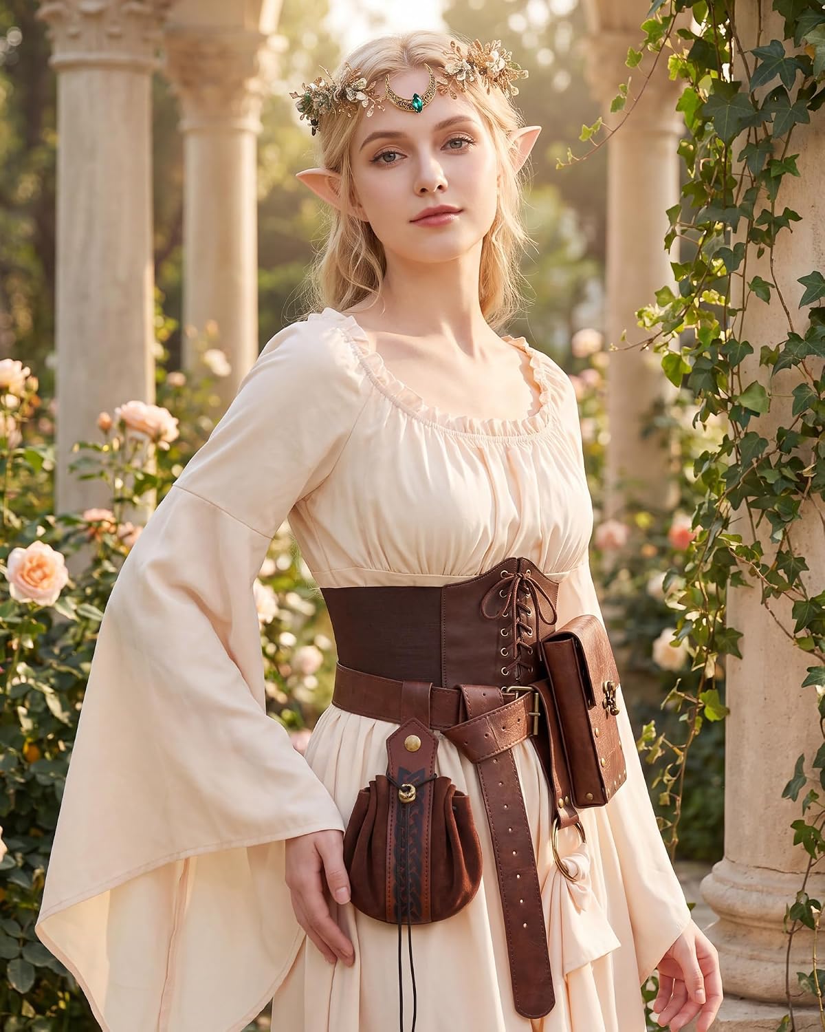 MOSTORY Viking Renaissance Accessories for Women Renfaire Cosplay