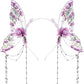 Flower Butterfly Fairy Headband with Tassel