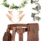 MOSTORY 8-Piece Brown Renaissance Accessory Set for Women