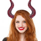 MOSTORY Dark Devil Horns Headband – Gothic Demon Horn Hairband