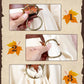 MOSTORY Leather Skirt Hikes with Maple Leaf Double Buckle Belt