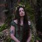 MOSTORY Handmade Green Branch Woodland Flower Crown