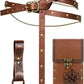 Brown Renaissance Accessories Set for Women – 3 Pc Cosplay
