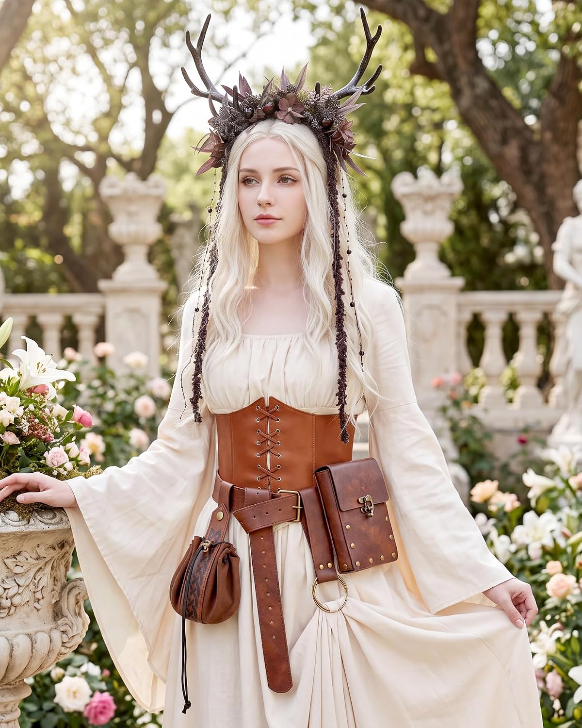 MOSTORY Coffee Renaissance Woodland Fairy Accessories Set