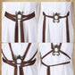 MOSTORY Viking Rope Belt for Women, Medieval Renaissance Costume Belt