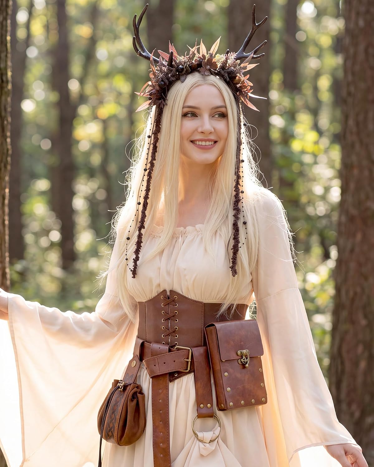 MOSTORY Coffee Renaissance Woodland Fairy Accessories Set