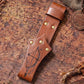 MOSTORY Brown Medieval Fan Holster with Ring Loop for Cosplay