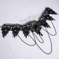 MOSTORY Gothic Renaissance Crown & Lace Choker Set