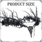 MOSTORY Black Branch Headdress Witch Raven Antler Crown