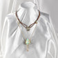 Layered Butterfly Necklace for Women Renaissance Vintage Hippie