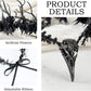 MOSTORY Black Branch Headdress Witch Raven Antler Crown