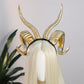 MOSTORY Black Devil Horns Headband for Gothic Cosplay & Renfaire