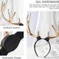 MOSTORY Black Antler Horns Headband