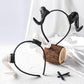 MOSTORY White Sheep Horns Headband for Men & Women