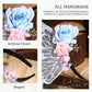 Blue Fairy Butterfly Crown - Flower Headband Wings Woodland Hairband Forest Elven Headpiece Fairy Costume for Women