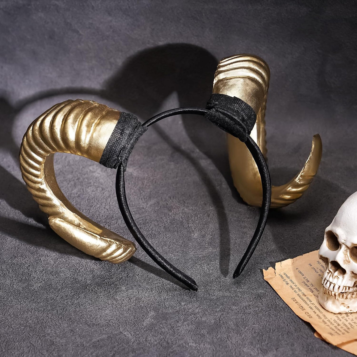 White Sheep Horns Headband – Detachable Cosplay Horns