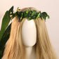 Woodland Leaf Fairy Crown - Floral Elf Crown Forest Headpiece