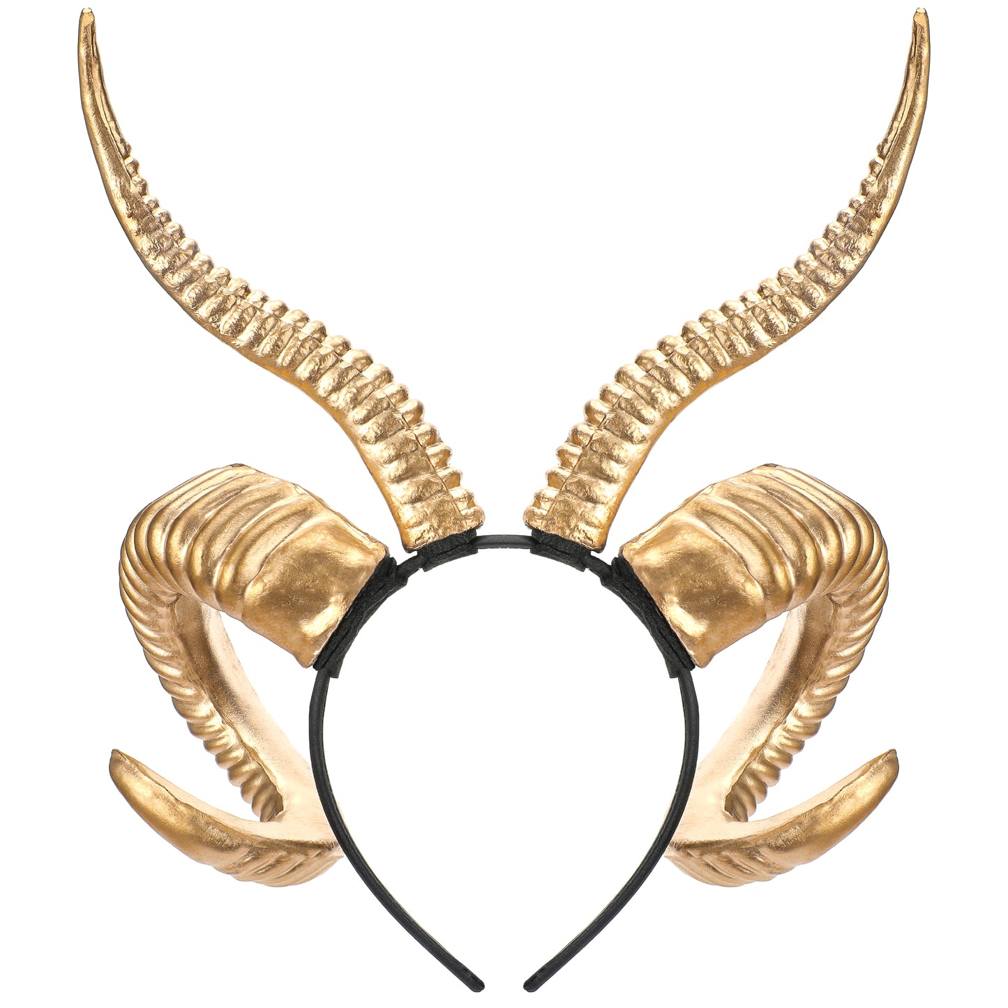 Gold Halloween Horns Headband