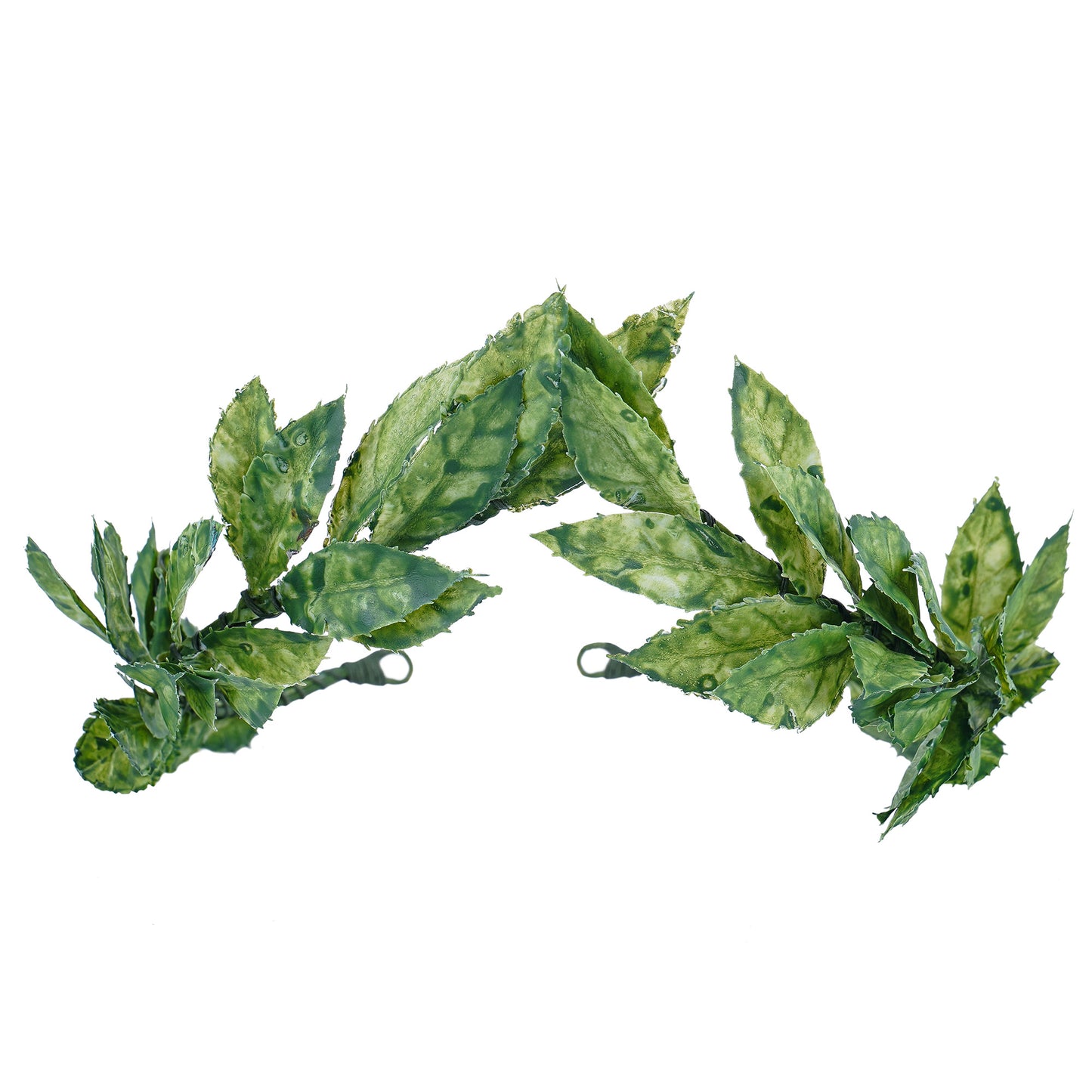 Green Leaf Laurel Crown - Handmade Wooland Greek Leaf Headpiece Forest Emperor Circlet