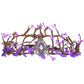 Handmade Purple Twig Crown Headband for Wedding