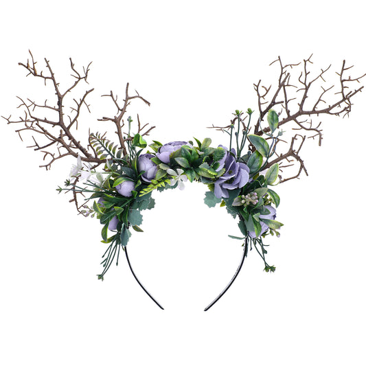 Forest Crown Antler: Tree Branch Headband