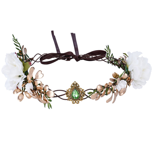 Fairy Flower Headband: Boho Floral Crown