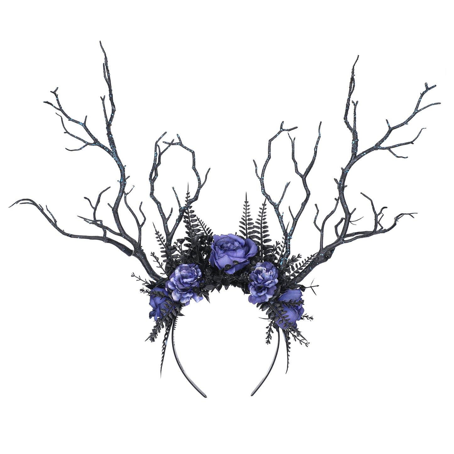 Black Branch Headband: Gothic Woodland Antler Headpiece