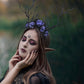 Black Branch Headband: Gothic Woodland Antler Headpiece