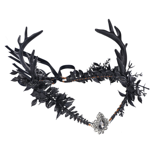 Gothic Elven Crown: Deer Horns