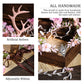 Pink Fairy Antler Headpiece - Handmade Elf Flower Crown Woodland Floral Circlet