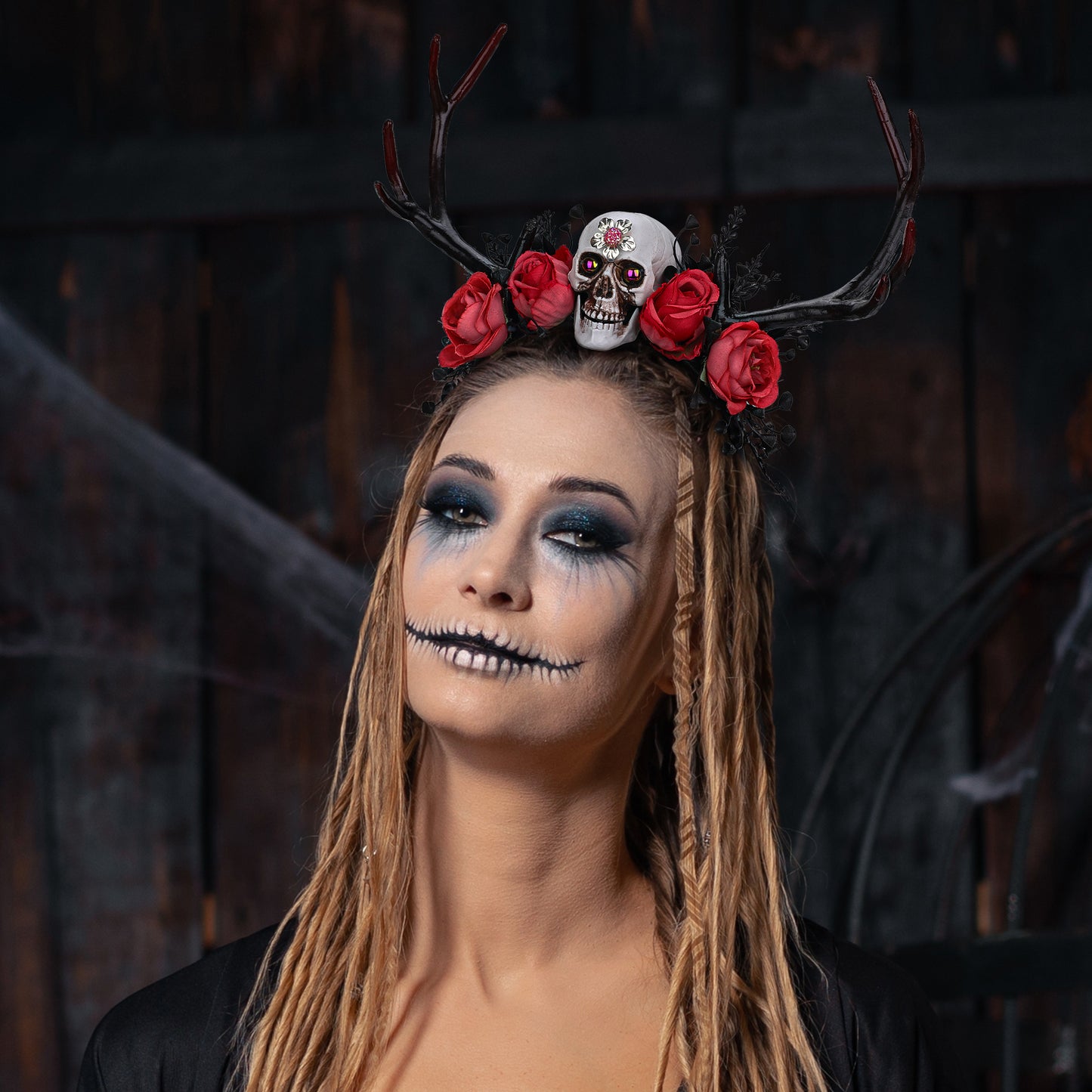 Black Antler Headband Branch Crown