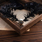 Handmade Black Feather Crown