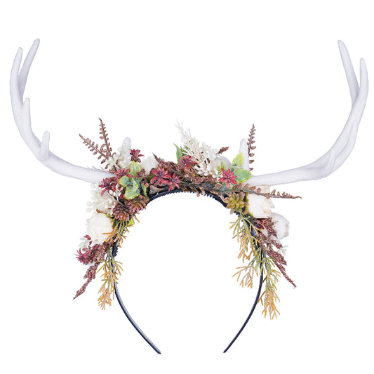 Green Elf Crown: Wedding, Woodland Twig, Forest Crystal