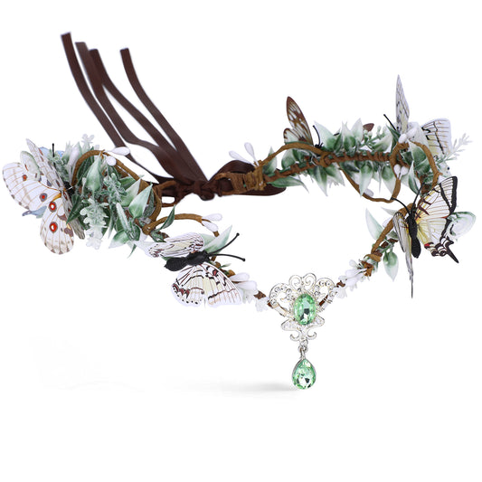 Woodland Elven Headpiece Butterfly Headband