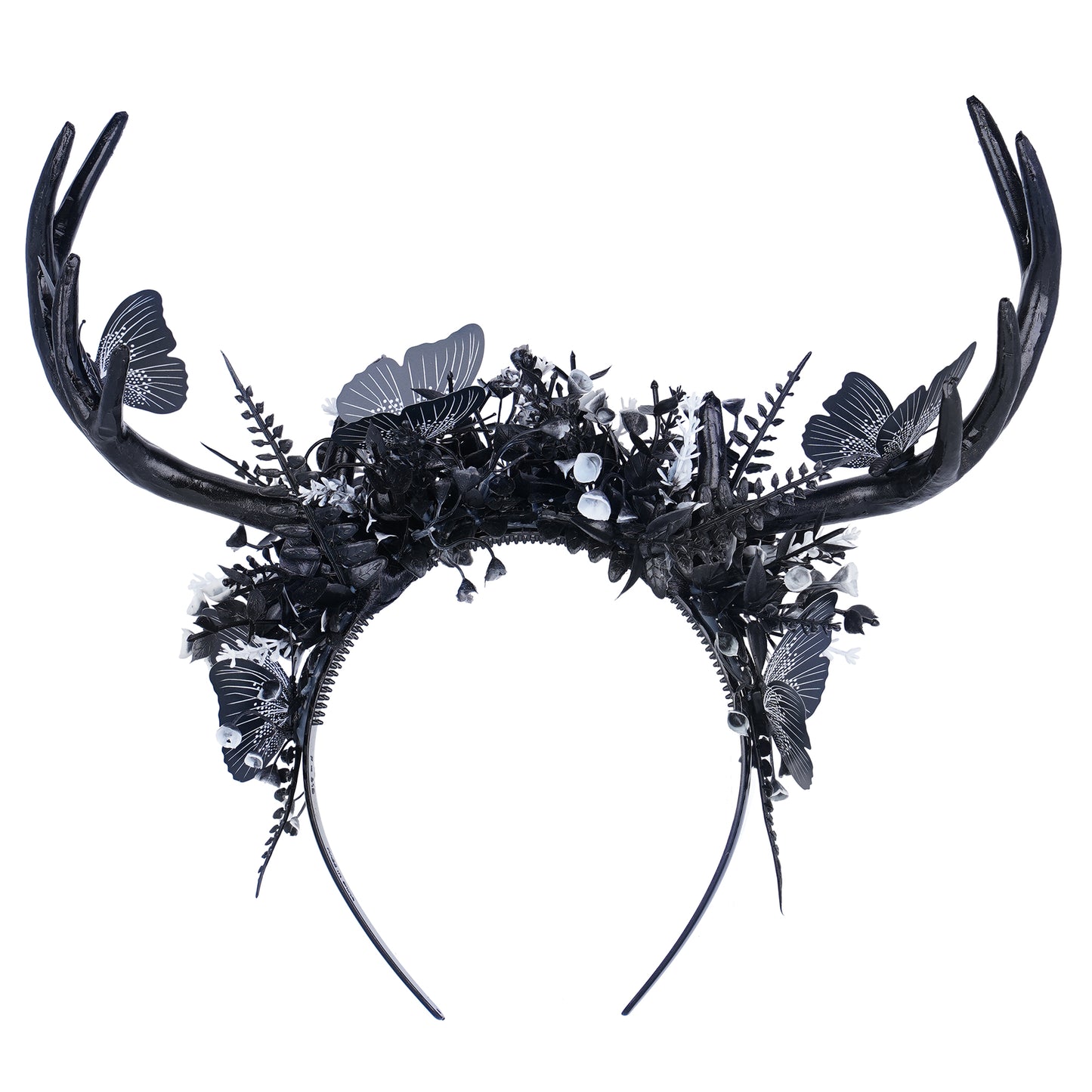 Black Elven Crown: Woodland Twig, Dark Vine, Fairy Headpiece