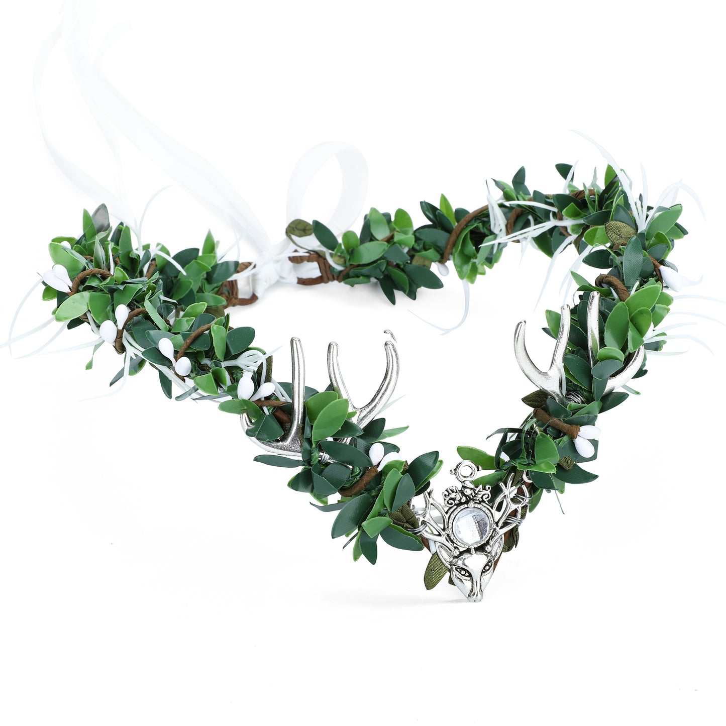 Handmade Antler Crown Headband: Woodland Elven Circlet